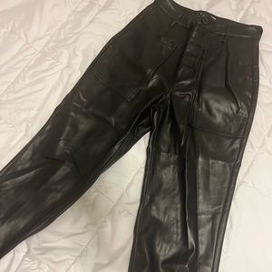 Pistola high waist faux leather pant
